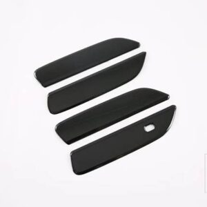 ドルフィン ATTO 2 EA1 2022 2023 カーボンスタイルドアハンドルカバースマートキー穴キャッチキャップトリムモールド - piano black