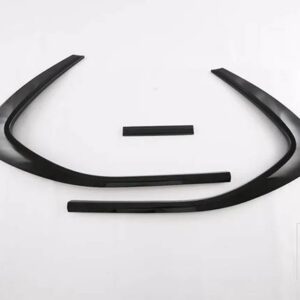 ハン DM-I 2022 2023 カーアクセサリー ABS フロントセンターメッシュグリルグリルカバーラジエーターストリップトリム - piano black