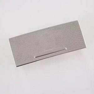 ハン EV DM 2022 2023 カーアクセサリーステンレスインテリア読書灯ホーンフード装飾スパンコール - Silver