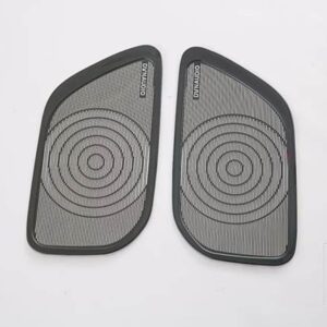 DENZA D9 DMI EV 2022 2023 2024 カーアクセサリーステンレススピーカー 3 列目ドアパネルホーンカバー装飾トリム - Black