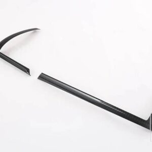 BMW X3 2022 2023 カーアクセサリー ABS クロームセンターコンソールインテリア計器パネル周囲トリム - Carbon Fiber Style