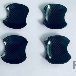 レクサス GX550 2024 2025 カーアクセサリー ABS クロームドアハンドルボウルカバーカップキャビティトリムインサートキャッチモールドガーニッ - carbon fiber style