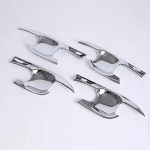 トヨタ カムリ 2018-2025 カーアクセサリー ABS クロームドアハンドルボウルカバーカップキャビティトリムインサートキャッチモールドガーニッ - ABS Chrome3
