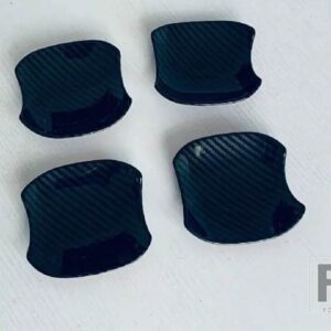 トヨタ カムリ 2018-2025 カーアクセサリー ABS クロームドアハンドルボウルカバーカップキャビティトリムインサートキャッチモールドガーニッ - Carbon fiber style2