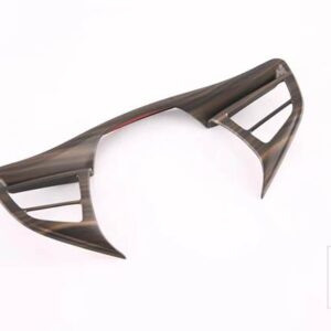 タン II EV タン EV 2022 2023 ABS ステアリングホイールパネルカバーベゼルトリムインサートバッジモールドガーニッシュ - Peach Wood Grain