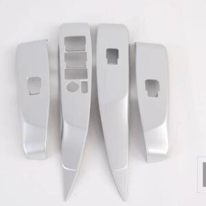 トヨタ カムリ 2018-2025 カーアクセサリーカーボンスタイルドア窓アームレストカバースイッチパネルトリムモールディングガーニッシュ - low configuration