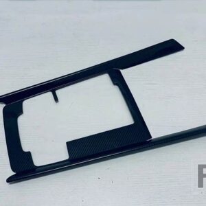 マツダ CX-50 2023 2024 カーアクセサリーステンレスギアシフトパネルセンターコンソールカバートリムフレームスタイリング - Carbon Fiber Style
