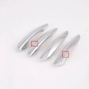マツダ CX-50 2023 2024 カーアクセサリー ABS クロームドアハンドルカバースマートキー穴キャッチキャップトリムモールド - ABS Chrome