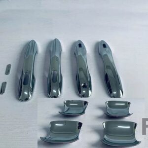 トヨタ アルファード 40 シリーズ 2023 2024 ABS クロームドアハンドルボウルカバーカップキャビティトリムインサートキャッチモールドガーニッ - full set