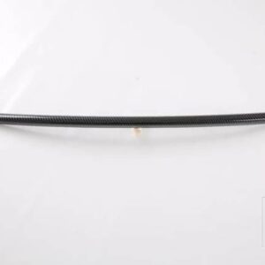 ハン EV DM 2022 2023 カーアクセサリー ABS クロームメッキ前バーバンパーカバーシールドトリムモールドアンダーグリル - carbon fiber style