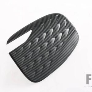 アトー 3 元プラス 2022 2023 カーアクセサリー ABS 装飾グリッター充電ポートカバー - carbon fiber style