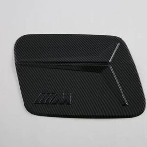 BMW 5シリーズ 2023 2024 2025 カーアクセサリー ABS ピアノブラックタンクキャップカバースタイリングトリムオイル燃料 - carbon fiber style