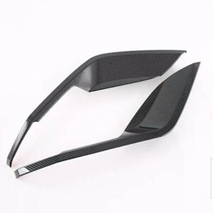 イルカ ATTO 2 EA1 2022 2023 カーアクセサリーカーボンスタイルフロントフォグランプトリムベゼル風形状 - carbon fiber style