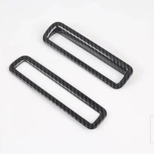 日産 キャシュカイ J12 2022 2023 2024 カーアクセサリーカーボンスタイルヘッドライトスイッチボタンコントロールパネルカバートリムベゼル - Carbon Fiber Style