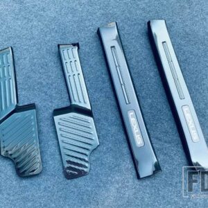 レクサス GX550 2024 2025 カーアクセサリーステンレスインナー内側ドアドアシルパネルスカッフプレートキックステップトリムカバー - Carbon Fiber Style