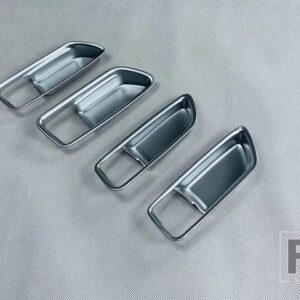 トヨタ カローラクロス XG10 2020-2022 ABS クロームマットインナードアハンドルカバーキャッチボウルトリムインサートベゼルフレームガーニッ - Matte