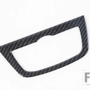 BMW X3 G01 2018-22 カーアクセサリー ABS クロームヘッドライトスイッチボタンコントロールパネルカバートリムベゼル - Carbon Fiber Style
