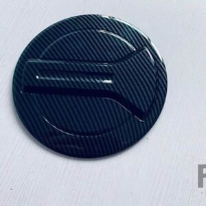 スズキ スイフト ZC ZD 2024 2025 カーアクセサリー ABS タンクキャップカバースタイリングトリムオイル燃料 - Black carbon