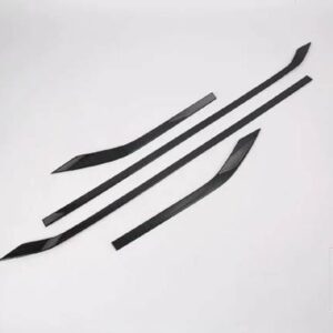 スバル フォレスター SK 2018-2024 サイドドアラインガーニッシュボディトリムアクセントモールドカバーベゼルスタイリングプロテクター - carbon fiber style