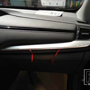 ホンダ CRV CR-V 2020 2021 カーアクセサリー ABS クロームセンターコンソールインテリア計器パネル周囲トリム - Silver