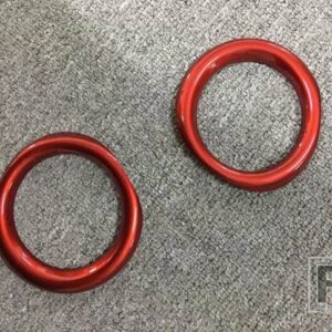 トヨタ C-HR CHR IZOA AX10 2019 2020 カーアクセサリー ABS クロームフロントフォグライトランプカバートリムモールドベゼルガーニッシュ - Red