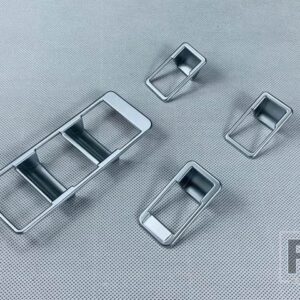 トヨタ シエナ XL40 2021-23 カーボンスタイルドア窓アームレストカバースイッチパネルトリムモールディングガーニッシュ - Matte