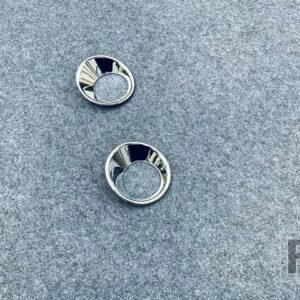 トヨタ カローラクロス XG10 2020 2021 ABS クロームフロントフォグライトランプカバートリムモールディングベゼルガーニッシュステッカー - 2 Pcs