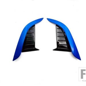 トヨタ カローラクロス XG10 2020 2021 ABS クロームフロントフォグライトランプカバートリムモールディングベゼルガーニッシュステッカー - Blue