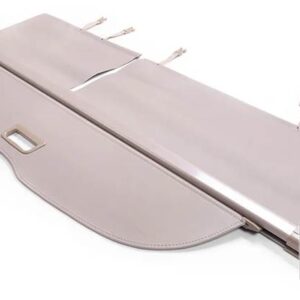 日産 ムラーノ Z52 P42M 2015-2019 アルミ + キャンバスリアカーゴカバープライバシートランクスクリーンセキュリティシールドシェードアクセサ - Beige