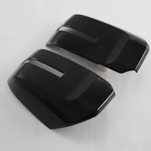 三菱 トリトン L200 2023 2024 カーアクセサリー ABS ピアノブラックドアサイドミラーカバートリムリアビューキャップオーバーレイモールド - piano black