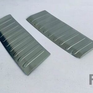 ホンダ WR-V WRV DG5 2024 2025 カーアクセサリーステンレスリアトランクスカッフプレートドアシルカバーモールドガーニッシュ - Silver
