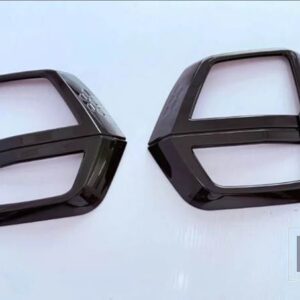 シボレー コロラド 2024 2025 カーアクセサリー ABS クロームフロントフォグライトランプカバートリムモールドベゼルガーニッシュ - piano black