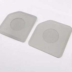 DENZA D9 DMI EV 2022 2023 2024 カーアクセサリーステンレススピーカートランクツイーターカバートリム - Silver