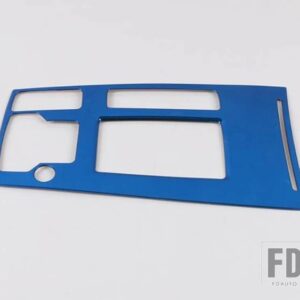 マツダ 6 アテンザ MAZDA6 2018 2019 2020 ステンレスギアシフトパネルセンターコンソールカバートリムフレームステッカー - Blue