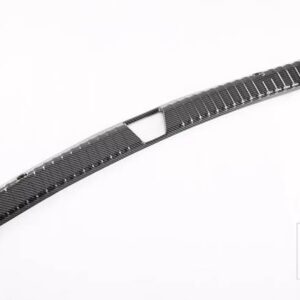 ハン EV DM 2022 2023 カーボンスタイルリアバンパー窓枠外側内側トランク装飾プレートペダル - internal