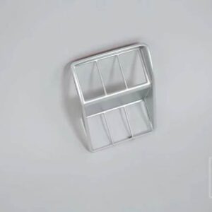 ホンダ CRV CR-V 2020 2021 カーアクセサリー ABS クロームヘッドライトスイッチボタンコントロールパネルカバートリムベゼル - Silver