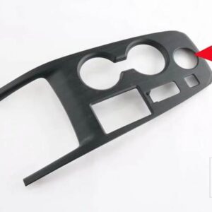 日産 エクストレイルローグ T33 2021 2022 カーアクセサリーカーボンスタイルギアシフトパネルセンターコンソールカバートリム - Peach wood grain3