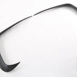 アトー 3 元プラス 2022 2023 カーアクセサリーカーボンスタイルフロントフォグライトトリムベゼル - carbon fiber style