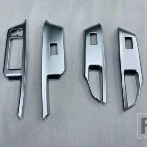 トヨタ アクア XP210 2021 2022 カーアクセサリー ABS クロームドア窓アームレストカバースイッチパネルトリムモールディングガーニッシュ - Matte