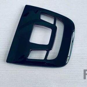 トヨタ BZ4X EA10 2022 2023 カーアクセサリー ABS クロームインテリアフロント読書灯トリムカバー - Piano Black
