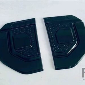 トヨタ プラド LC250 2024 2025 カーアクセサリーカーボンスタイルエアフローベントフェンダートリムバッジ - Black