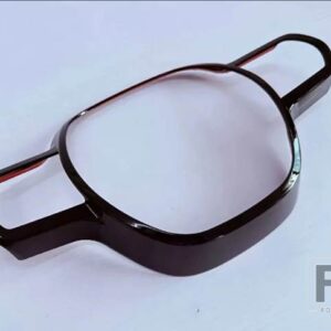 ホンダ フリード 2024 2025 カーアクセサリー ABS ステアリングホイールパネルカバーベゼルトリムインサートバッジモールドガーニッシュ - Piano Black