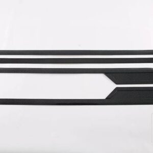 トヨタ タンドラ XK70 2022 2023 カーボンスタイルサイドドアボディモールドモールドトリム - carbon fiber style
