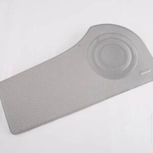 ハン EV DM 2022 2023 カーアクセサリーステンレストランクウーファーフードはスパンコールで飾られて - Silver