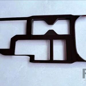 トヨタ プラド LC250 2024 2025 カーアクセサリー ABS ギアシフトパネルセンターコンソールカバートリムフレーム - Piano Black