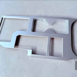 トヨタ プラド LC250 2024 2025 カーアクセサリー ABS ギアシフトパネルセンターコンソールカバートリムフレーム - Silver
