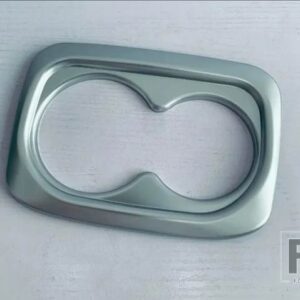 ホンダ WR-V WRV DG5 2024 2025 ABS リアドリンクカップホルダークロームトリムカバーベゼルサラウンドフレームスタイリング - Silver