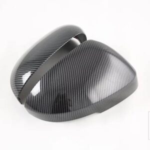 日産 キャシュカイ J12 2022 2023 2024 ABS クロームドアサイドミラーカバートリムリアビューキャップオーバーレイモールドガーニッシュ - carbon fiber style