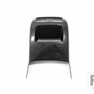 ニスナアルティマ L34 2019 2020 カーアクセサリー ABS プラスチッククロームメッキアームレストボックスリアエアベントフレームトリムカバー - Carbon Fiber Style