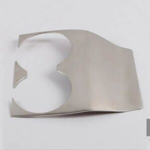 マツダ 3 アクセラセダン BP 2019 2020 ステンレスフロントセンターコンソールカップドリンクホルダーカバートリムベゼル - Silver